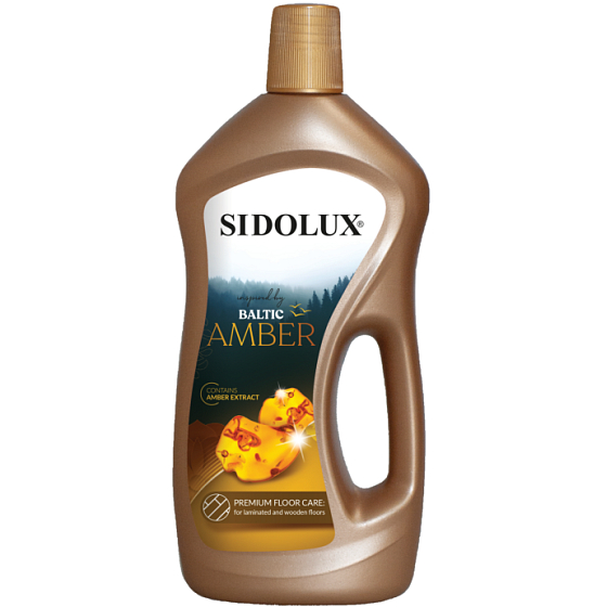 Sidolux Baltic Amber Premium Floor Care na starostlivosť a čistenie laminátových a drevených povrchov a parkiet 750 ml