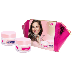 Dermacol Collagen + Rejuvenating SPF 10 intenzívny omladzujúci denný krém 50 ml + nočný krém 50 ml + etue, kozmetická sada