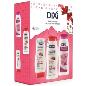 Dixi Tajomný moment sprchový gel 400 ml + šampón na farbené a melírované vlasy 400 ml + kondicionér na farbené a melírované vlasy 200 ml, kozmetická sada