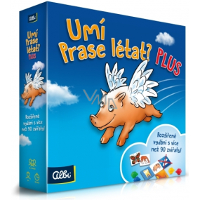 Albi Vie prasa lietať? Plus zábavná a náučná hra pre 2-4 hráčov, odporúčaný vek 5+