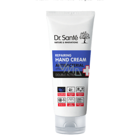 Dr. Santé Antibakteriálne Čajovník a Levanduľa ošetrujúci krém na ruky 75 ml