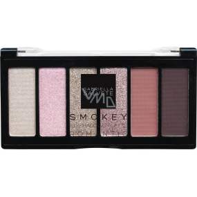 Gabriella Salvete Palette 6 Shades paleta očných tieňov Smokey Romantic 6 tieňov