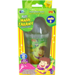 Joker Slimy Sliz sa svietiace a hracie guličkou žltý 140 g