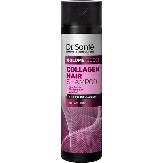 Dr. Šampón Santé Collagen Hair Volume Boost na poškodené, suché vlasy a vlasy bez objemu 250 ml