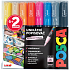 Posca Univerzálna sada akrylových fixiek 0,7 - 1 mm Letné farby 8 kusov PC-1M