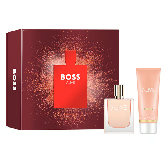 Hugo Boss Alive parfumovaná voda 50 ml + telové mlieko 75 ml, darčeková sada pre ženy