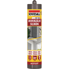 Soudal univerzálny silikón, biely, 280 ml
