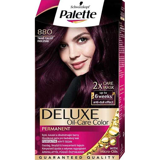 Schwarzkopf Palette Deluxe farba na vlasy 880 Tmavofialová 115 ml