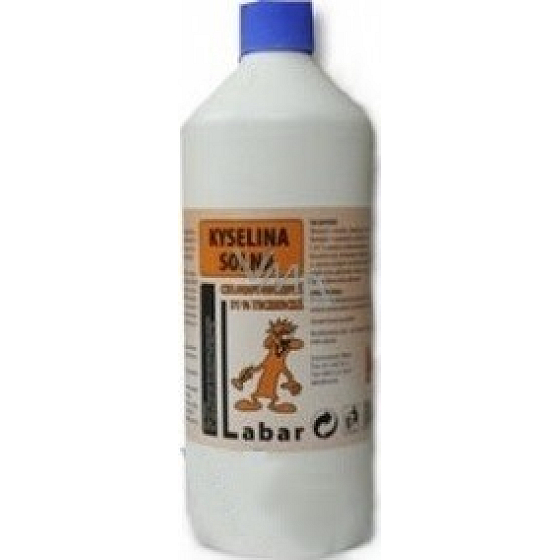 Labar Kyselina soľná chlorovodíková 31% technická 2 l
