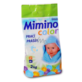 Mimino Color prací prášok na farebnú bielizeň pre deti 2,4 kg