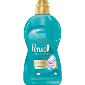 Perwoll Care & Refresh prací gél na syntetickej a zmesné textílie, zachytáva a neutralizuje nežiaduce pachy priamo v látke 33 dávok 2 l