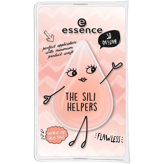 Essence The Sili Helpers aplikátor na nanášanie make-upu a korektoru 04 3D Makeup & Concealer Pad