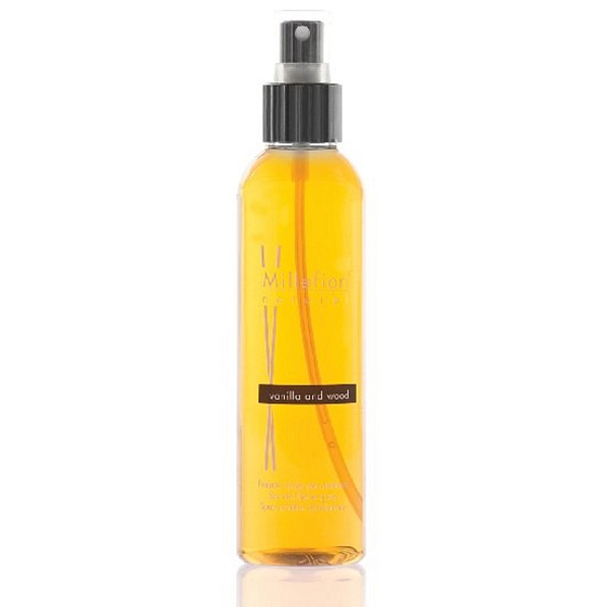 Millefiori Milano Natural Vanilla & Wood - Vanilka a Drevo Bytový sprej pohlcovač pachov 150 ml