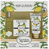 Jeanne en Provence Verveine cédru - Verbena a Citrusové plody toaletná voda pre ženy 60 ml + toaletné mydlo mydlo 100 g + krém na ruky 75 ml, kozmetická sada