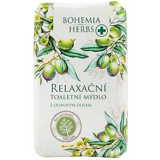 Bohemia Gifts Olivový olej, glycerín a extrakt z citrusov relaxačné toaletné mydlo 100 g