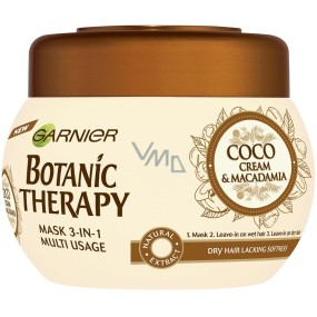Garnier Botanic Therapy Coco Cream & Macadamia vyživujúca maska pre suché vlasy bez lesku 300 ml