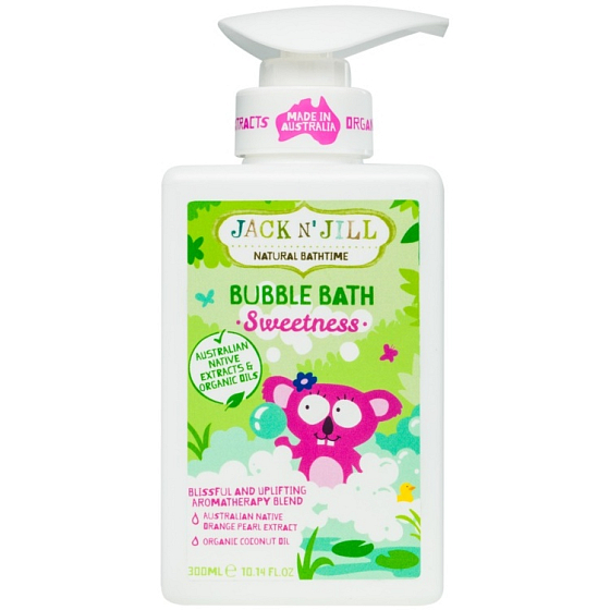 Jack N Jill BIO Sweetness Sladkosť pena do kúpeľa pre deti dávkovač 300 ml