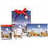 Castelbel Winter Wonderland - Zimný ríše divov toaletné mydlo 150 g + vonná sviečka 250 g + taštička v plechová dóze, vianočné kozmetická sada