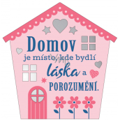 Albi Závesná plaketka domček Domov 9 x 10 cm