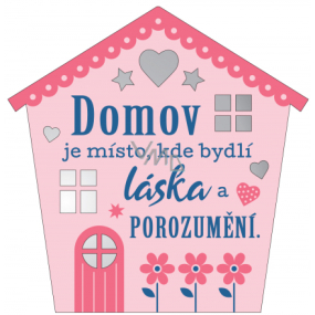 Albi Závesná plaketka domček Domov 9 x 10 cm