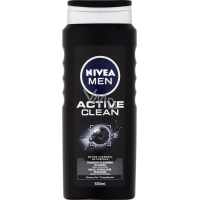 Nivea Men Active clean sprchový gel, 500 ml