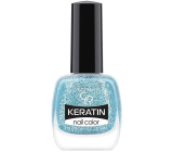 Golden Rose Keratin Nail Color Glitter lak na nechty 411 10,5 ml