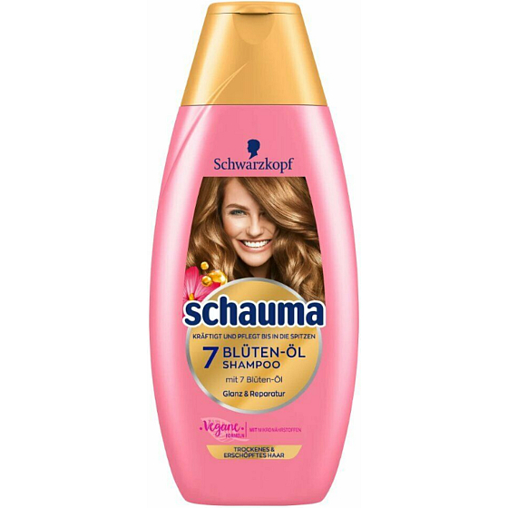 Schauma 7 Blossom Oil regeneračný šampón na suché a vyčerpané vlasy 350 ml