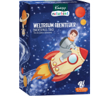 Kneipp Space Adventure Astronaut bomba do kúpeľa 95 g + Hviezdny prach praskajúca soľ do kúpeľa 60 g + Little Dreamer farebná soľ do kúpeľa 40 g, kozmetická sada pre deti