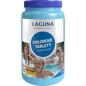 Laguna chlorové tablety dezinfekcie bazénovej vody, 1 kg
