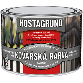 Hostagrund 2v1 S2160 kovářská farba, 375 ml Hostagrund 2v1 S2160 kovářská farba, 375 ml