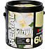 REMAL Vinyl Color mat umývateľná farba na stenu, 600 vanilková žltá, 3,2 kg