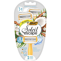 BIC Soleil Escape 5 Coconut & Sandalwood, dámske jednorazové holítka, 2 ks
