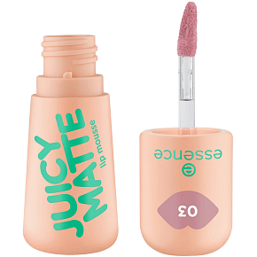 Essence JUICY MATTE pena na pery 03 Nude Pink, 2,7 ml