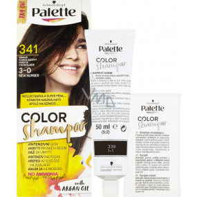 Palette Color tónovacie farba na vlasy 341 Tmavo čokoládový