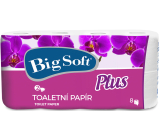 Biely toaletný papier Big Soft Plus 160 kusov 2 vrstvy 8 kusov