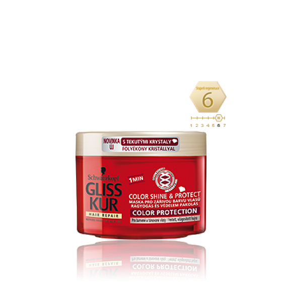 Gliss Kur Color Shine & Protect intenzívna regeneračná maska 300 ml