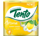 Tento Fresh Aróma Sunny Lemon parfumovaný 2 vrstvový 156 útržkov 4 kusy