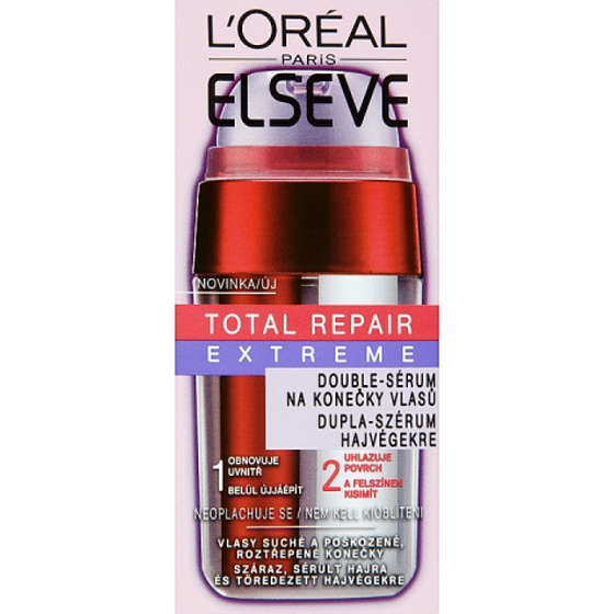 Loreal Paris Elseve Total Repair Extreme Dvojité sérum na končeky vlasov 15 ml