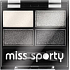 Miss Sporty Studio Colour Quattro očné tiene 404 Real Smoky/Smoky Black 3,2 g