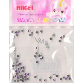 Angel Ozdoby na nechty kamienky fialové 1 balenie