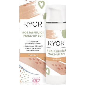 RYOR rozjasňujúci make-up 8v1 Medium, 30 ml