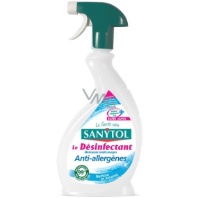 Sanytol Antialergénny dezinfekčný univerzálny čistiaci prostriedok rozprašovač 500 ml
