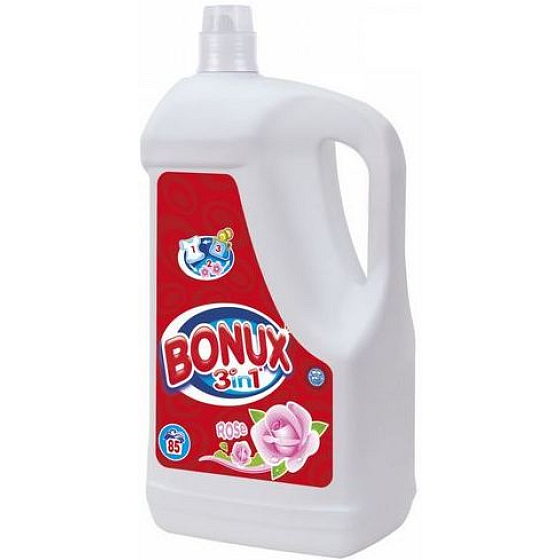 Bonux Rose 3v1 tekutý prací gél 85 dávok 5,525 l