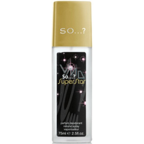 SO ...? SuperStar parfumovaný dezodorant sklo pre ženy 75 ml