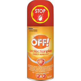 Off! Protection Plus rýchloschnúci repelentný sprej 100 ml