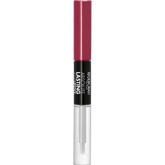 Deborah Milano Absolute Lasting Liquid Lipstick 2v1 rúž a lesk na pery 06 Hot Fuxia 2 x 4 ml