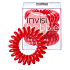 Invisibobble Raspberry Red Sada Gumička do vlasov červená špirálová 3 kusy