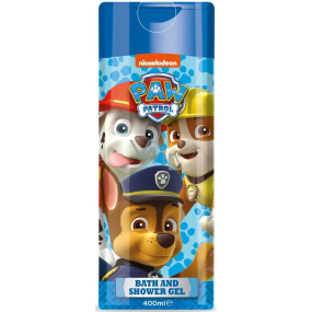 Paw Patrol Tlapková patrola 2v1 sprchový gél a pena do kúpeľa pre deti 400 ml