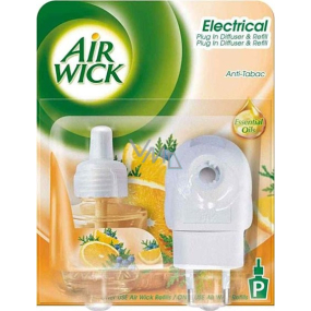 Air Wick Anti Tabac elektrický osviežovač vzduchu komplet 19 ml