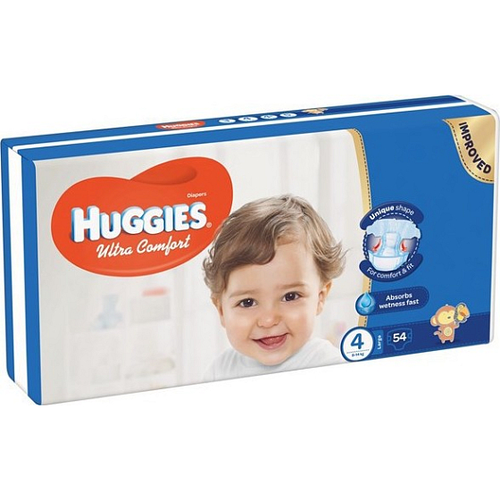 Huggies Ultra Comfort Jumbo veľkosť 4 8-14 kg plienkové nohavičky 54 kusov